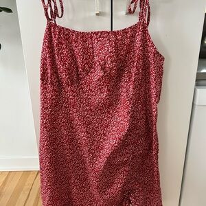 SHEIN Curve Pink Floral Dress